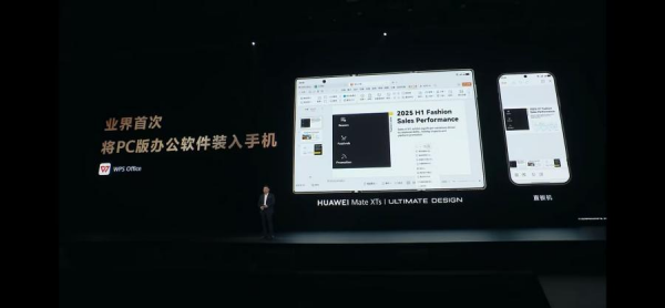 业界初次，华为鸿蒙手机搭载WPS等PC专揽